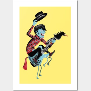 Guitarman Posters and Art